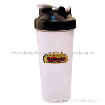 400mL Protein Shaker Water Bottle with Blender Mixer BallNew